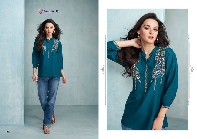 Jaara By Vamika 301-306 Western Ladies Top Catalog